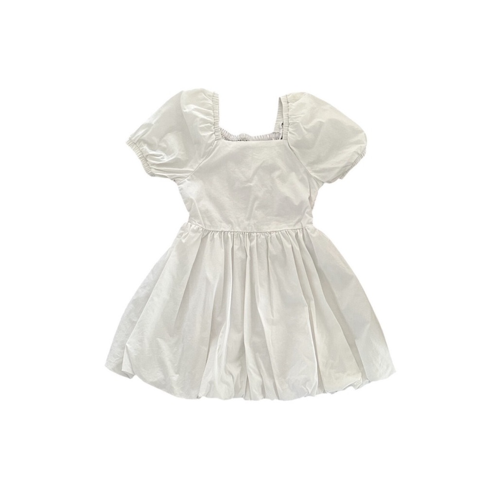 Habitual White Bubble Dress